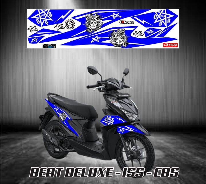 STIKER STRIPING BEAT NEW 2019 2023 DELUXE STRIPING MEDUSA MOTOR BEAT