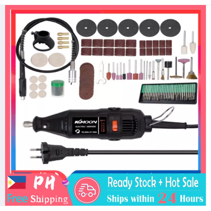 Local Ship W Handheld Electric Grinding Tool Set Mini Portable