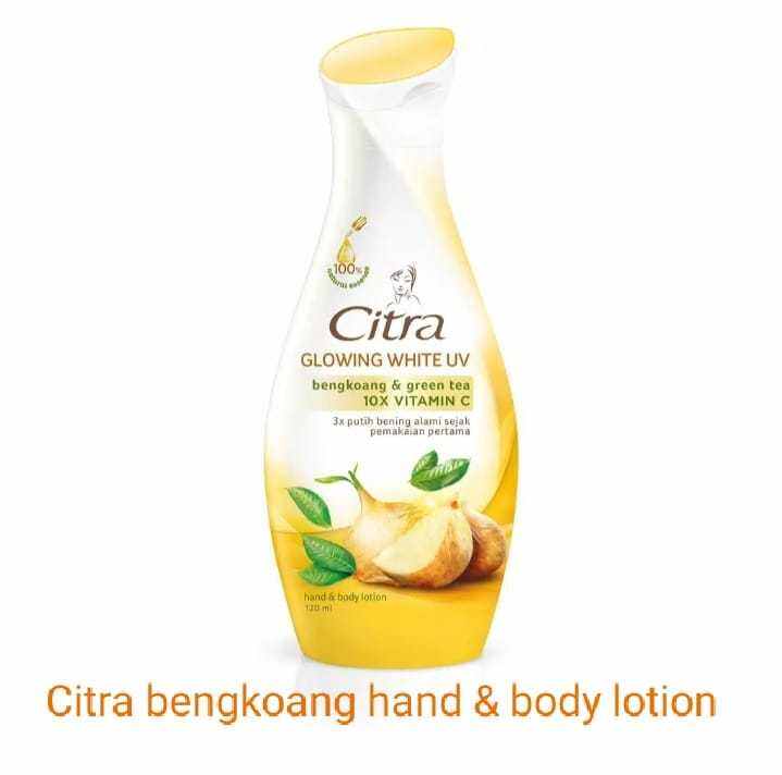 Citra Body Lotion Natural Glowing Bengkoang Green Tea 120 Ml BPOM