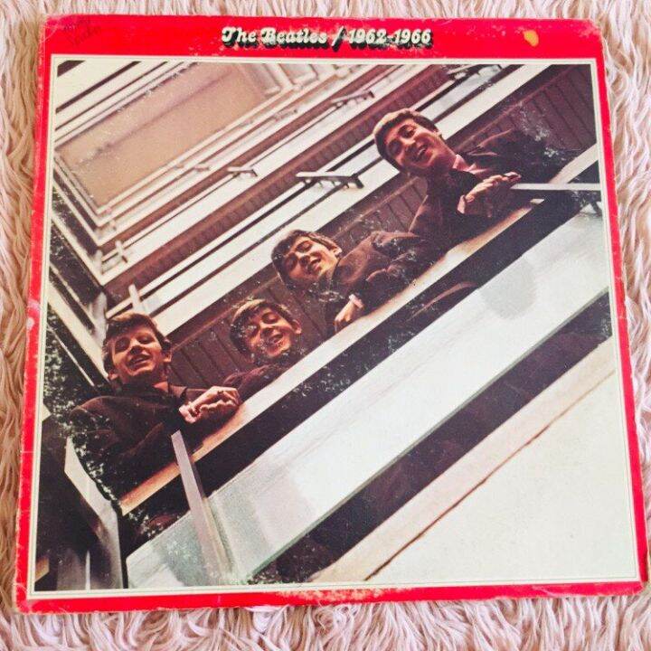 The Beatles Red Album Records Lp Record Rare Plaka