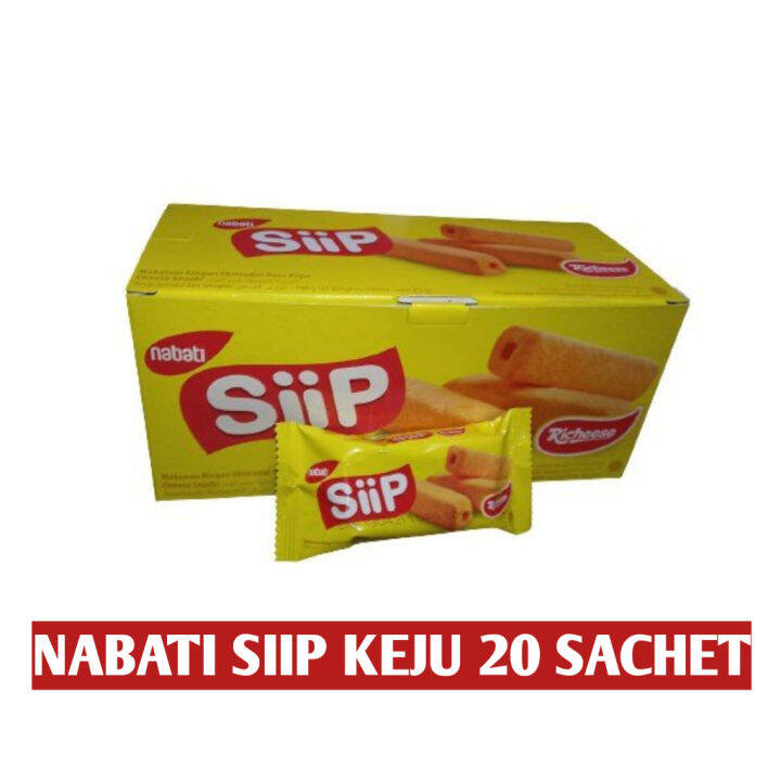 Richeese Nabati Siip Keju 4 Gr HARGA 1 BOX Lazada Indonesia