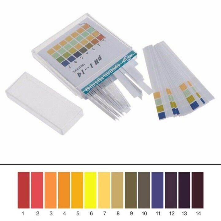 100x PH Indicator Test Strips 1 14 Laboratory Paper Litmus Tester Urine