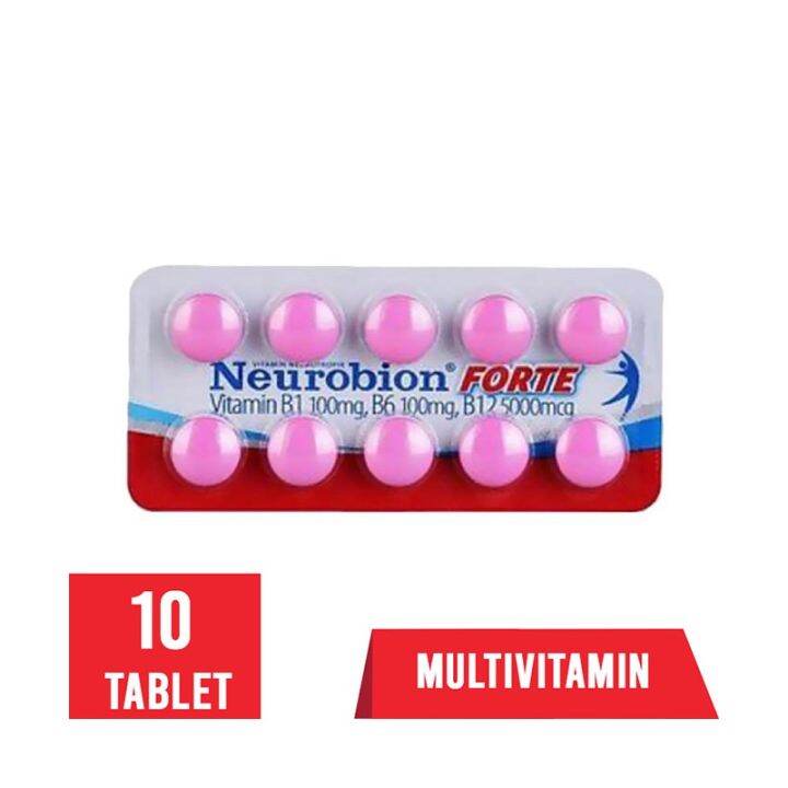 Neurobion Forte Strip Isi 10 Tablet Lazada Indonesia