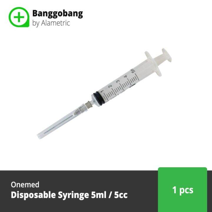 Onemed Disposable Syringe Suntikan Spuit Alat Suntik Ml Cc