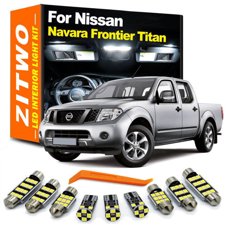 ZITWO LED Interior Dome Map Light Kit For Nissan Navara D22 D40 D23