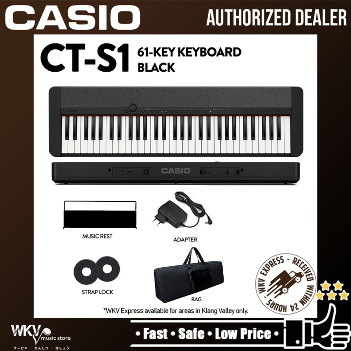 Casio Ct S Key Portable Keyboard Digital Keyboard Black Cts