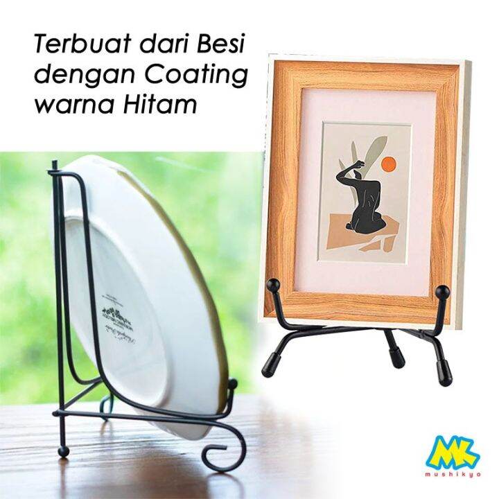 Stand Dudukan Kaki Sandaran Piring Hias Pajangan Lazada Indonesia