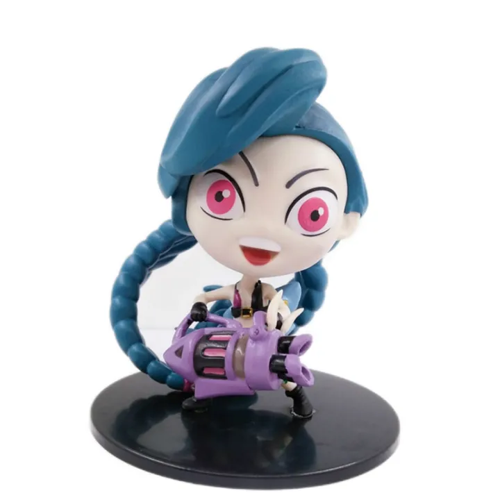 League Of Legend Arcane Jinx Powder Anime Action Figure Adc Jinx Game