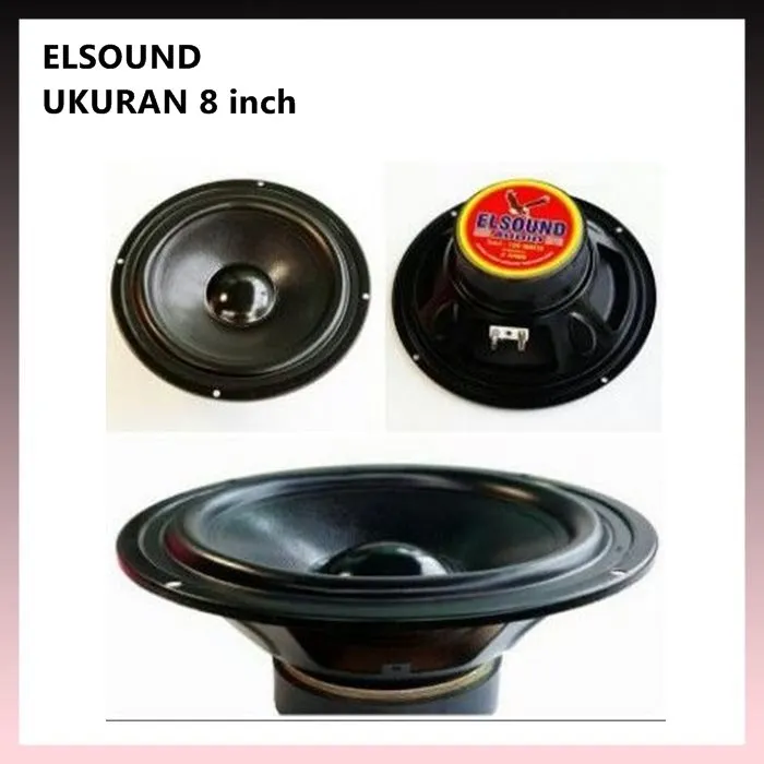 SPEAKER WOOFER ELSOUND 8inch 8 Inch MAGNET BESAR ORIGINAL Lazada