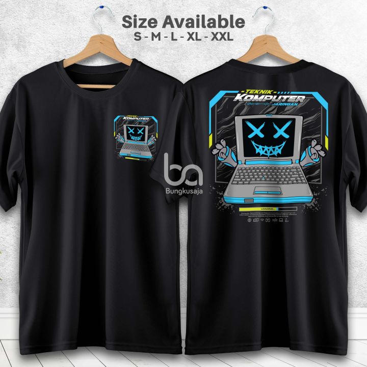 Kaos Jurusan TKJ Teknik Komputer Jaringan Baju Seragam Sekolah Kejuruan