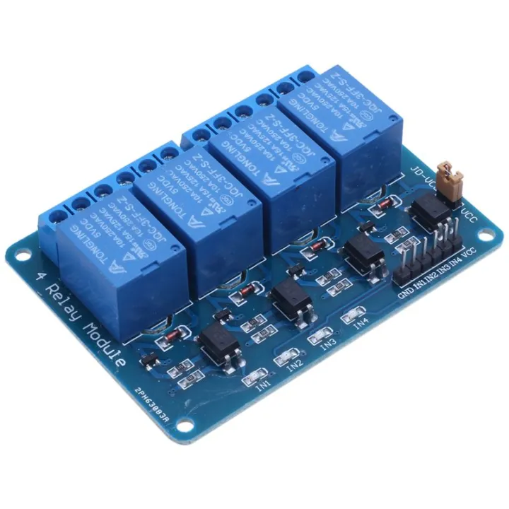 5V 4 Channel Relay Board Module Optocoupler LED For Arduino PiC ARM AVR