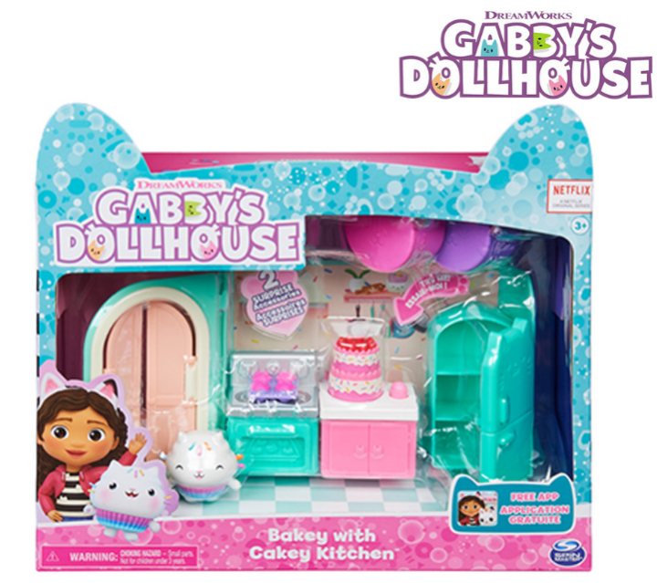 100 Authentic Gabby S Dollhouse Bakey With Cakey Kitchen With Figure