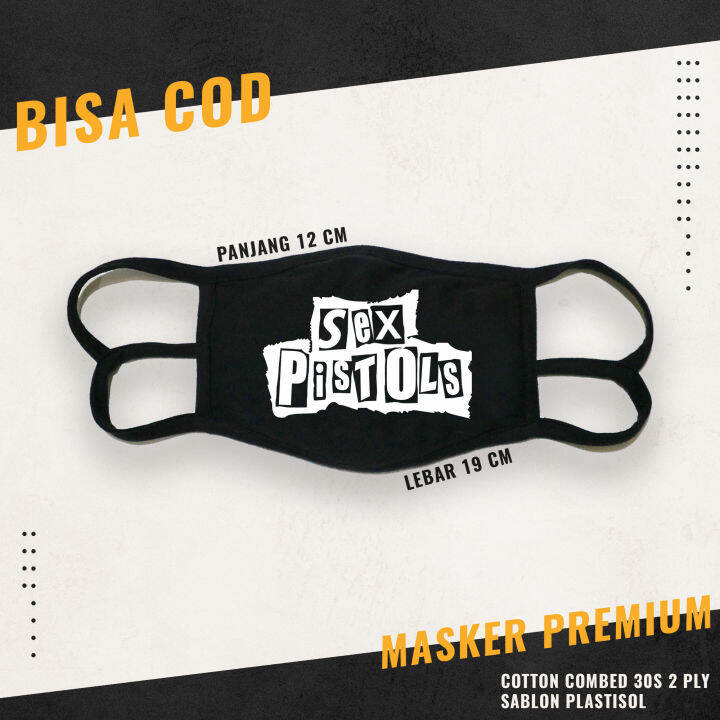 Masker Kain Logo Band Musik Punk Rock Sex Pistols Lazada Indonesia