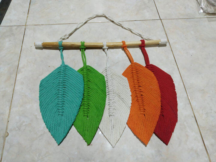 Dream Catcher Daun Macrame Daun Leaf Gantungan Dekorasi Hiasan