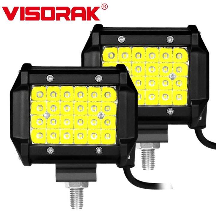 VISORAK 4 Inch SUV Motorcycle Car Offroad 4x4 Spot LED Roof Work