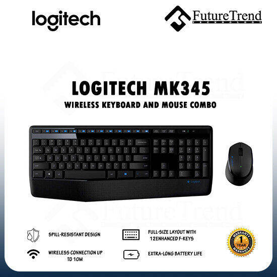 Logitech Mk Wireless Keyboard And Mouse Combo Lazada