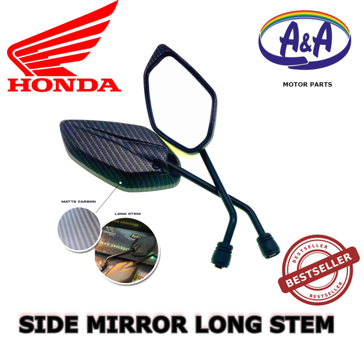 Honda Airblade Motorcycle Carbon Long Stem Side Mirror Cod