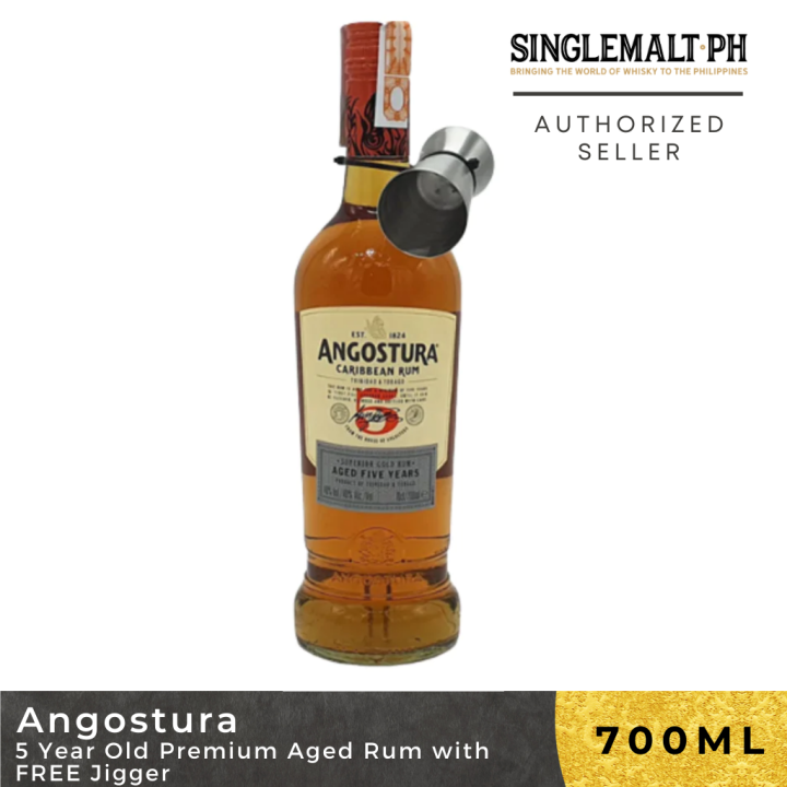 Angostura Year Old Premium Aged Rum With Free Jigger Cl Lazada Ph