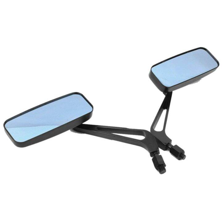 Universal Rectangle Motorcycle Rearview Side Mirrors Retro Motorcycle