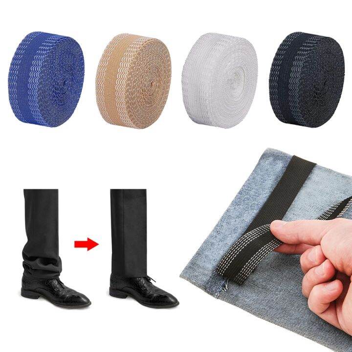 Iron On Pants Edge Shorten Self Adhesive Pants Mouth Paste Hem Fabric