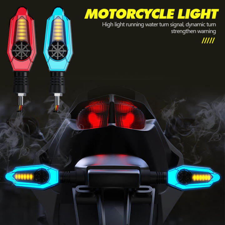 Hittime Lampu Sein Motor LED 2 Buah Lampu Sinyal Ekor Motor Lampu