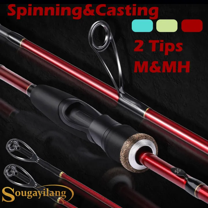 Sougayilang Original Authentic M MH 2 Rod Tips 180 210 Cm Fast Fishing