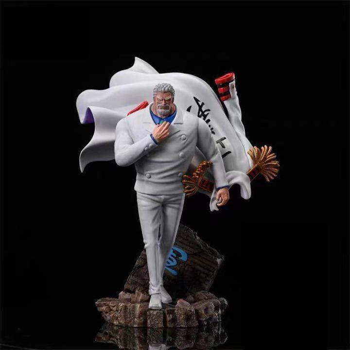 Hey Anime One Piece Monkey D Garp Powerful Marine Vice Admiral White