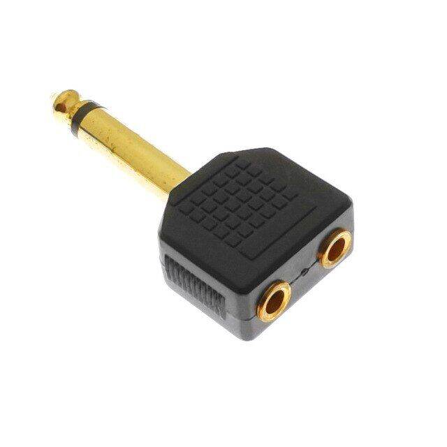 Stereo Audio Jack Plug Adapter Single Male To Female Mm Dual