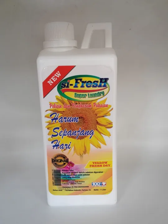 Pelicin Dan Pewangi Pakaian Si Fresh Botol Varian Yellow Kuning