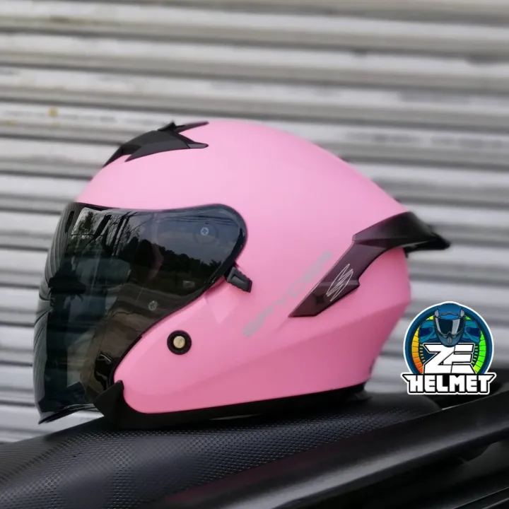 SPYDER FUEL PD Matte Nude Pink HALF FACE DUAL VISOR With FREE