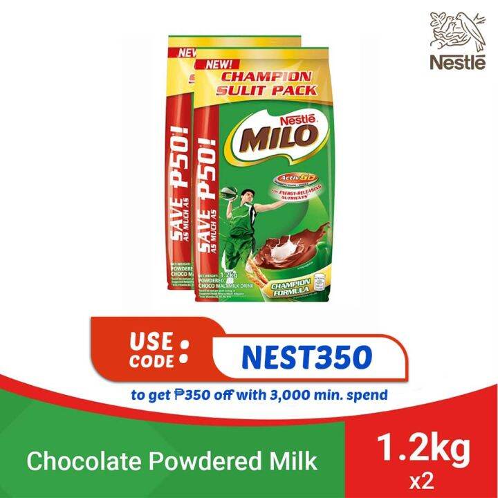 Milo Powdered Choco Malt Milk Drink Kg Pack Of Lazada Ph