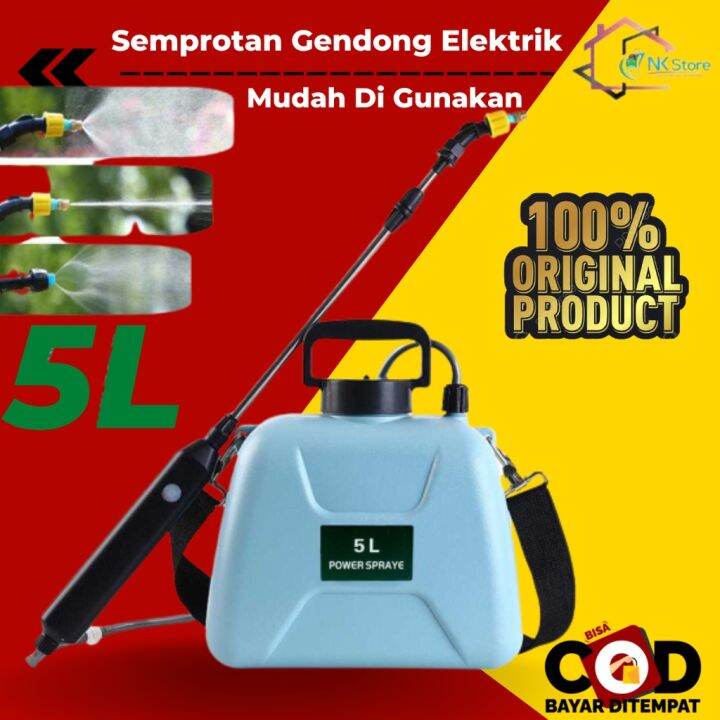 Liter Alat Semprot Semprotan Rumput Tanaman Gendong Elektrik Sprayer