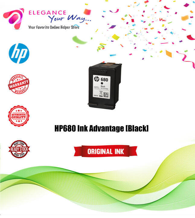 Ready Stock Hp Original Genuine Black Ink Tri Color Cartridge