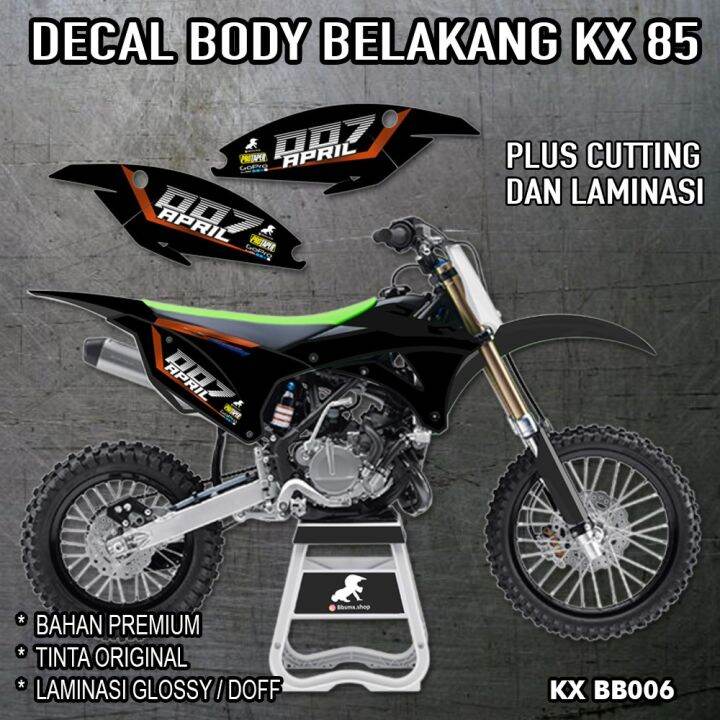 Custom Decal Body Belakang Kx Lazada Indonesia