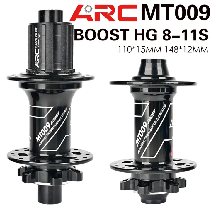 ARC MT009 BOOST Bicycle Hubs MTB BIKE HUB Thru Axle Front 110x15 Rear