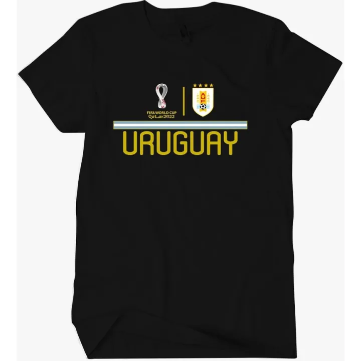 Kaos World Cup 2022 Uruguay Tshirt Piala Dunia Qatar Terbaru Katun