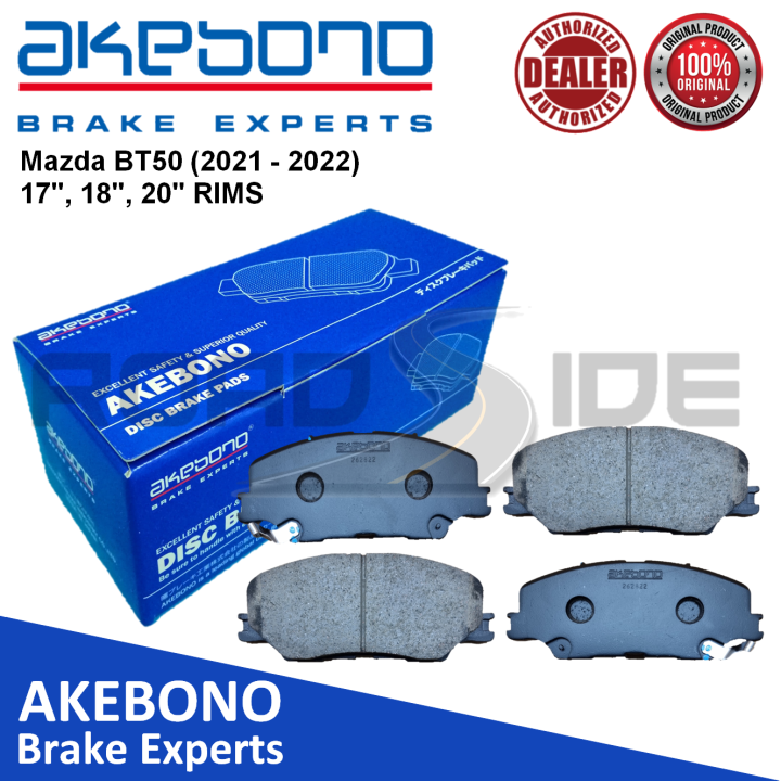 Akebono Front Brake Pads For Mazda Bt