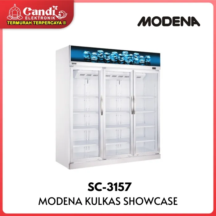 Modena Kulkas Showcase Pintu Liter Sc Lazada Indonesia