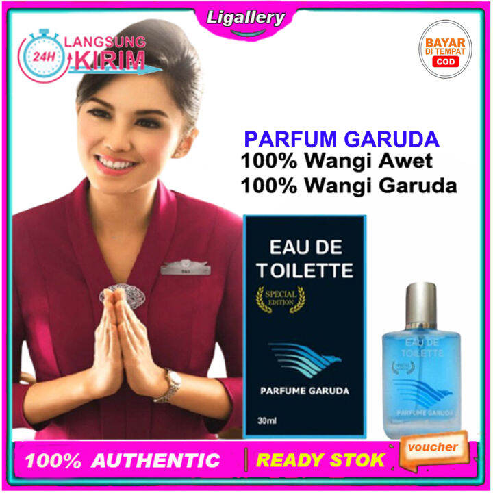 100 Asli Parfum Garuda EAU DE TOILETTE 30ml Parfum Pramugari