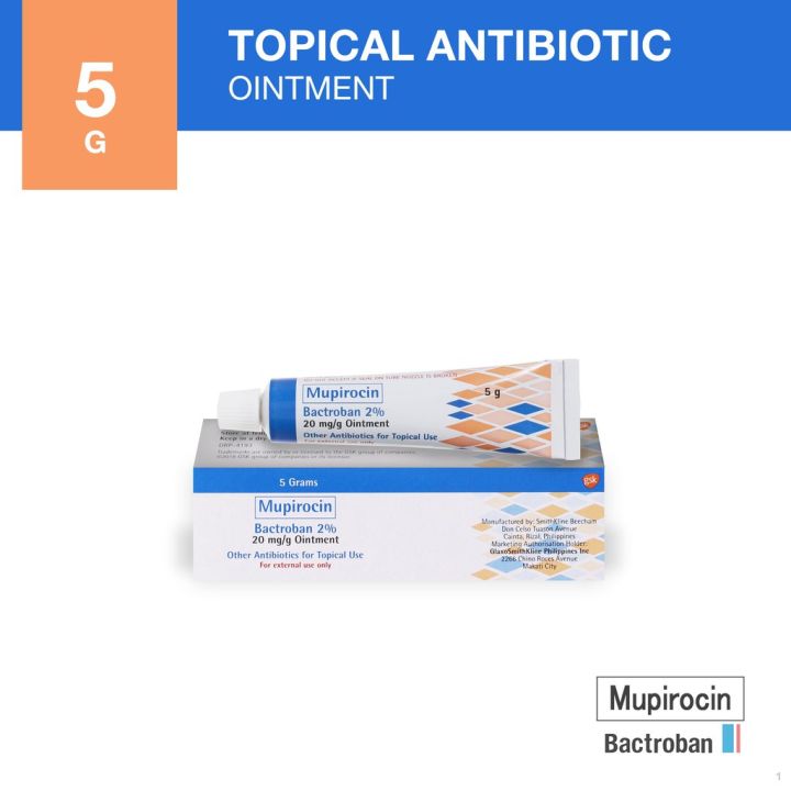 Bactroban Mupirocin Mg G Ointment G Lazada Ph