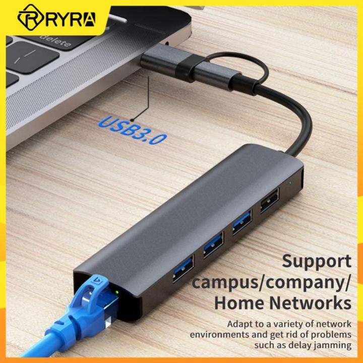 RYRA HUB USB C 3 0 Type C Adapter Multi Port USB 3 0 Type C Hub USB C