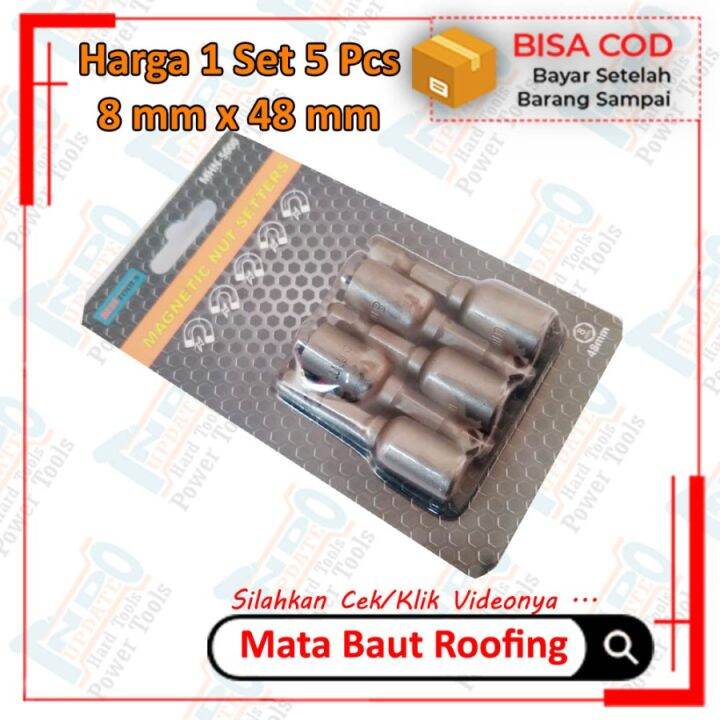 Mata Bor Baut Roofing Socket Mm Mata Sok Sock Socket Bor Baut Roofing