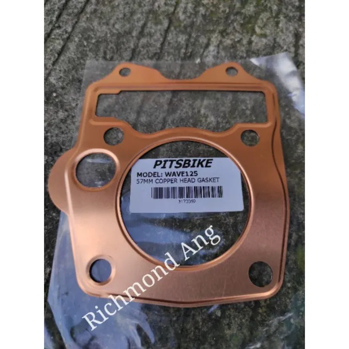 Pitsbike Racing Mm Copper Head Gasket Wave Xrm Rs Carb Lazada Ph