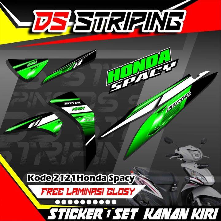 Sticker Striping Motor Honda Spacy List Variasi Desain Keren