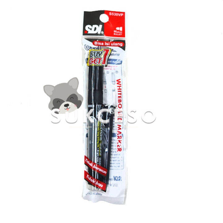 SDI Whiteboard Marker S530 VP Hitam Spidol Whiteboard Hitam Murah