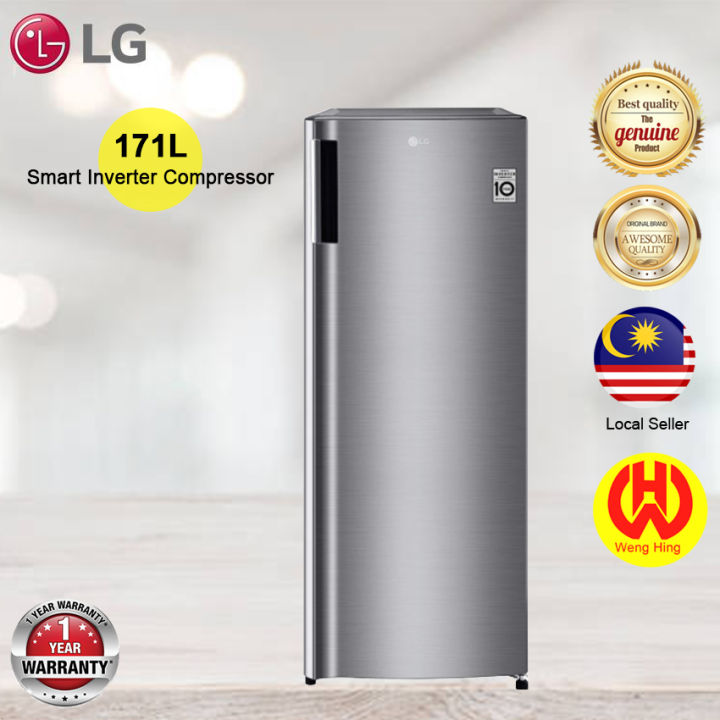 Lg L Vertical Freezer With Smart Inverter Compressor Refrigerator Gn