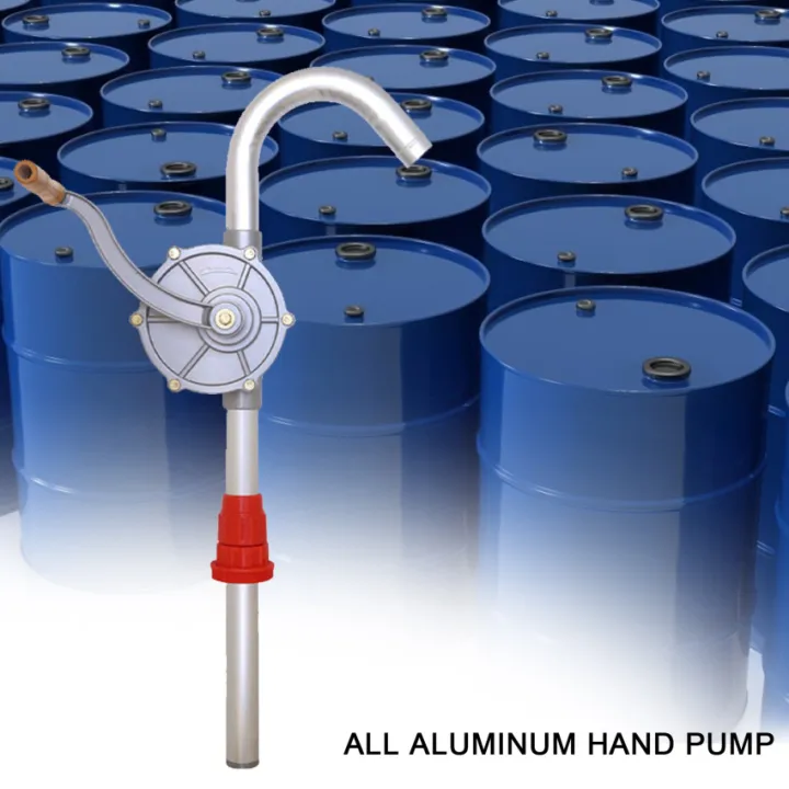 Aluminum Alloy Rotary Hand Crank Oil Barrel Drum Pump Pumping Petrol