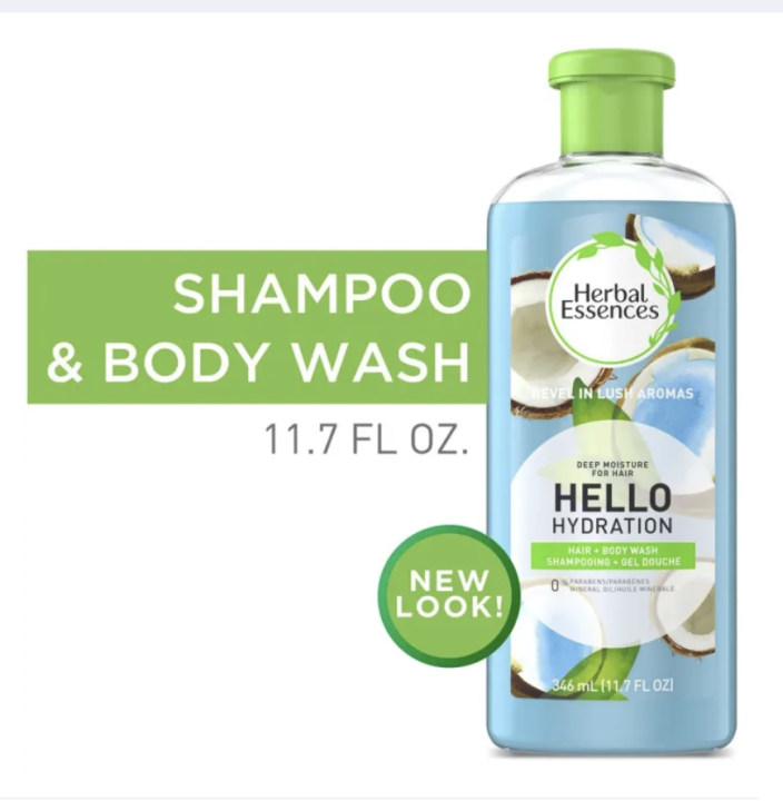 Herbal Essences Hello Hydration Shampoo And Body Wash Deep Moisture For