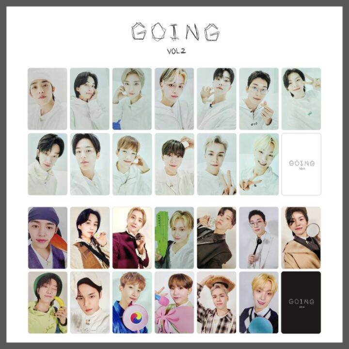 Seventeen Going Vol Photocards Woozi Hoshi Jeonghan Joshua Wonwoo Lomo