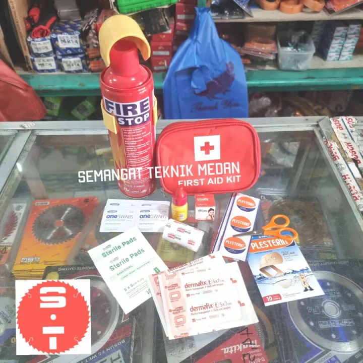 Paket Kotak First Aid Kit P K Pppk Emergency Racun Api Apar Firestop